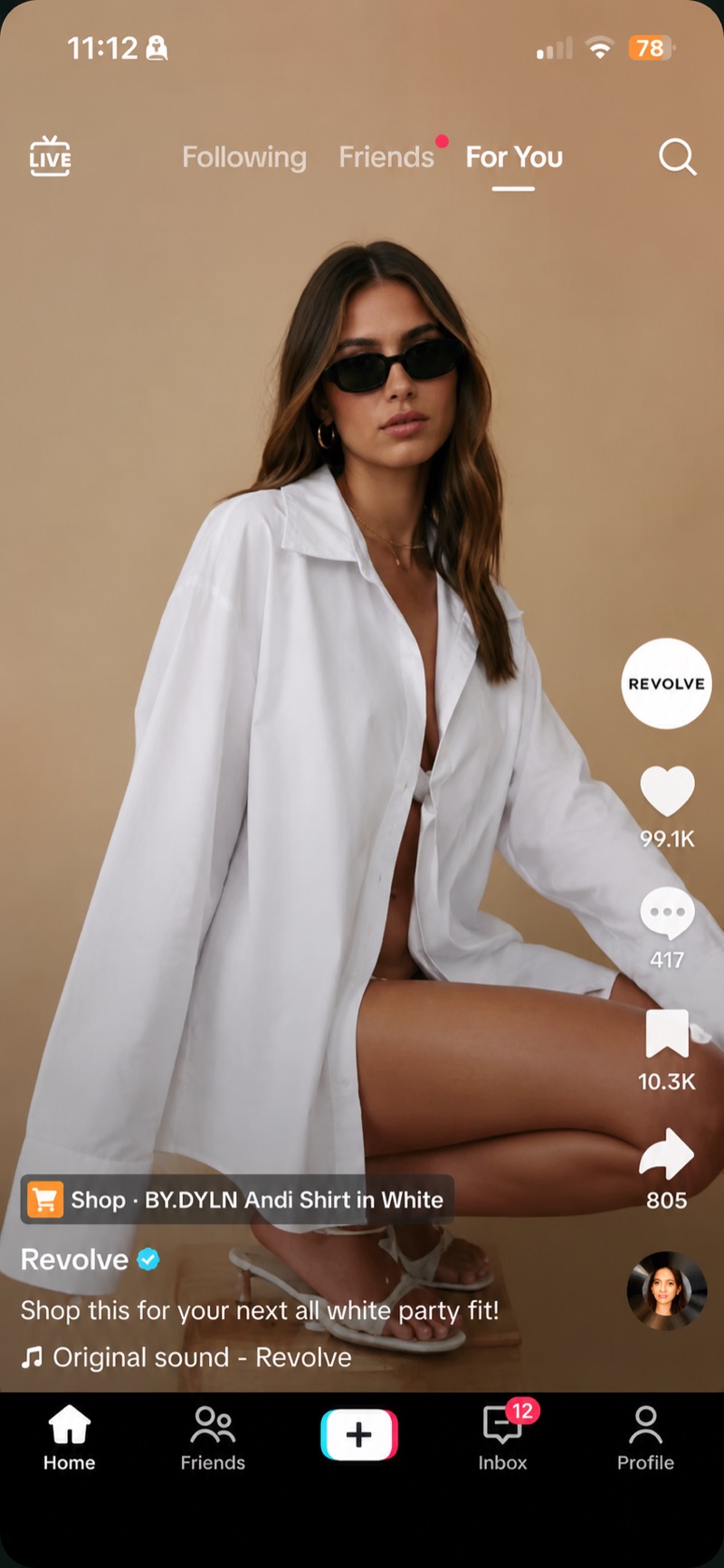 Revolve For You post styling the BY.DYLN Andi shirt in white